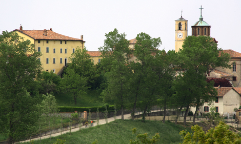 Vista su palazzo Locatelli